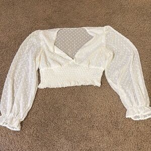 SHEIN cropped long sleeve